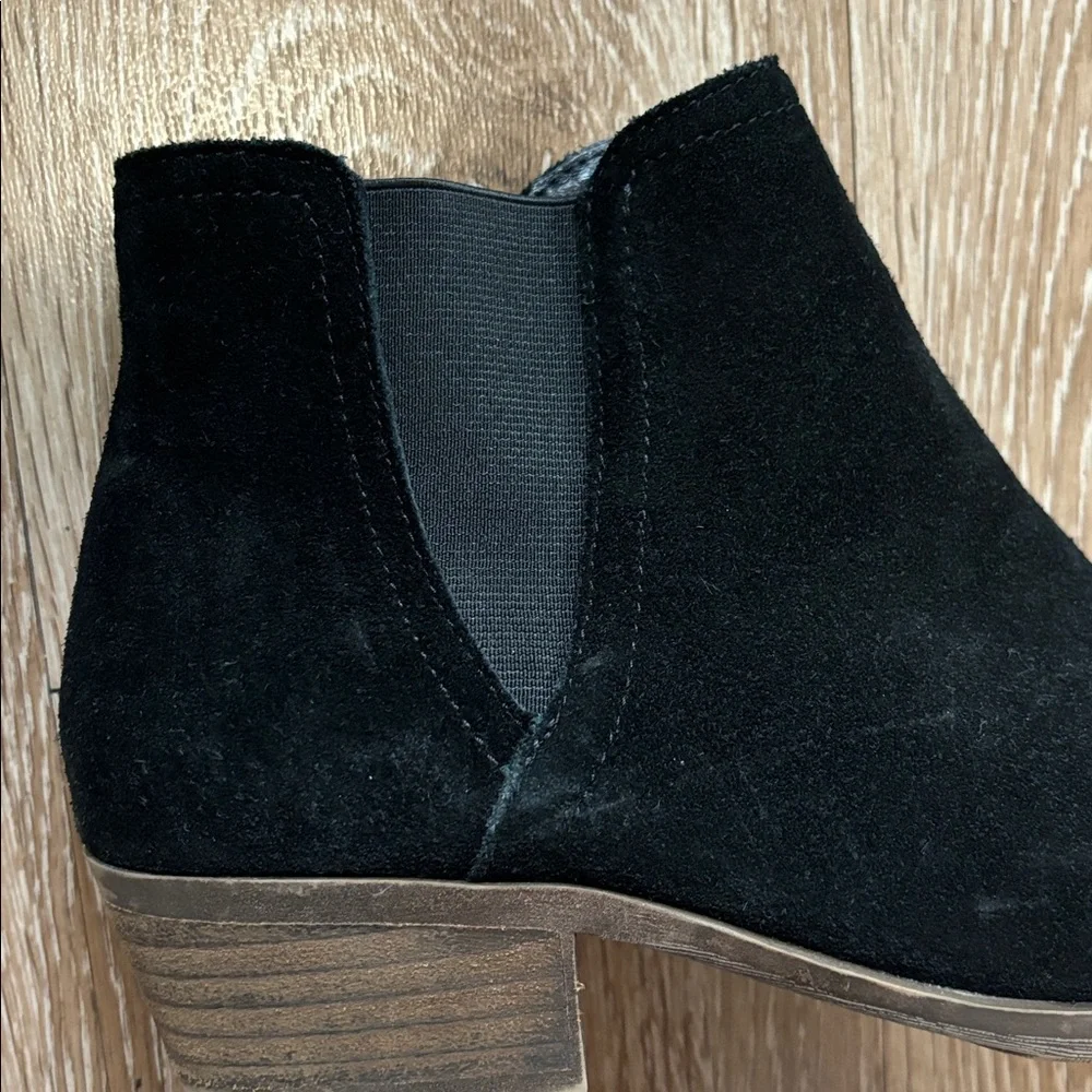 Kensie ‘Garry’ black suede ankle boots/booties, size 8